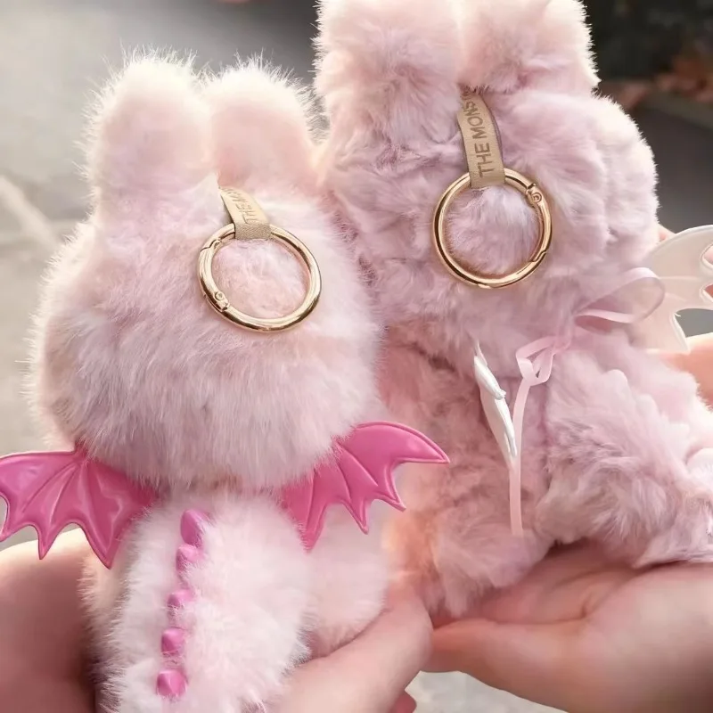 ชุดเสื้อผ้าสำหรับตุ๊กตา Labubu Little Angel ขนาด 10 ซม. ตุ๊กตากระต่ายสีชมพู ชุดตุ๊กตาเด็กน่ารักทันสมัย ทำจากผ้าฝ้าย