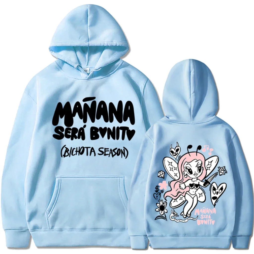 Manana Sera Bonito Hoodie Karol G Manana Sera Bonito Hoodie Tomorrow Will Be Nice Graphic T Shirts Unisex Bichota Sweatshirt