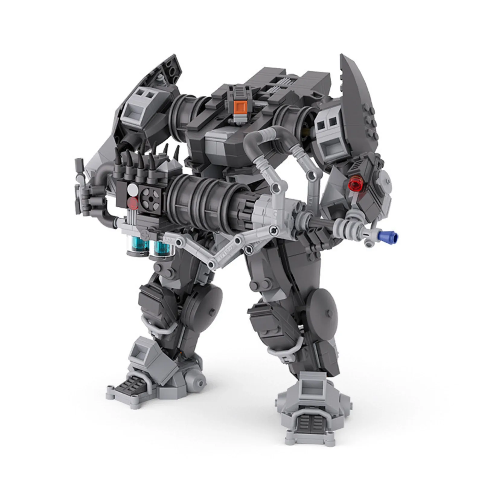 ヘビータイタンメカ MOC ビルディングブロック クラシックゲームスタイル クリエイティブおもちゃ 子供向け