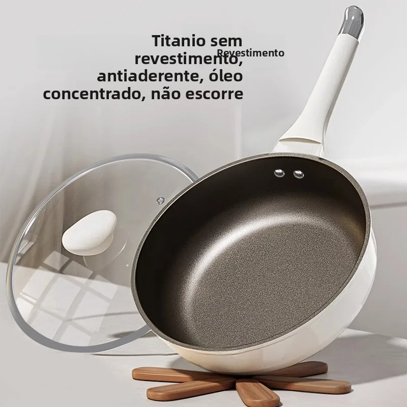 poele-antiadhesive-en-ceramique-de-titane-revetement-sans-fluor-wok-poele-a-frire-profonde-compatible-avec-tous-les-types-de-cuisinieres-fond-plat-avec-manchon-de-protection-contre-le-soleil