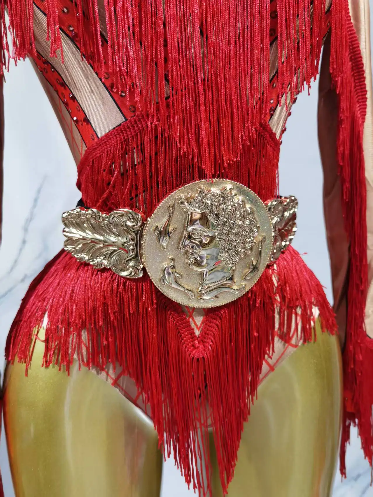 Frauen Sparkly Strass Pailletten Quaste Stretch Bodys 2025, Neue Ankunft Geburtstag Party Nachtclub DJ Bühne Leistung Kostüm