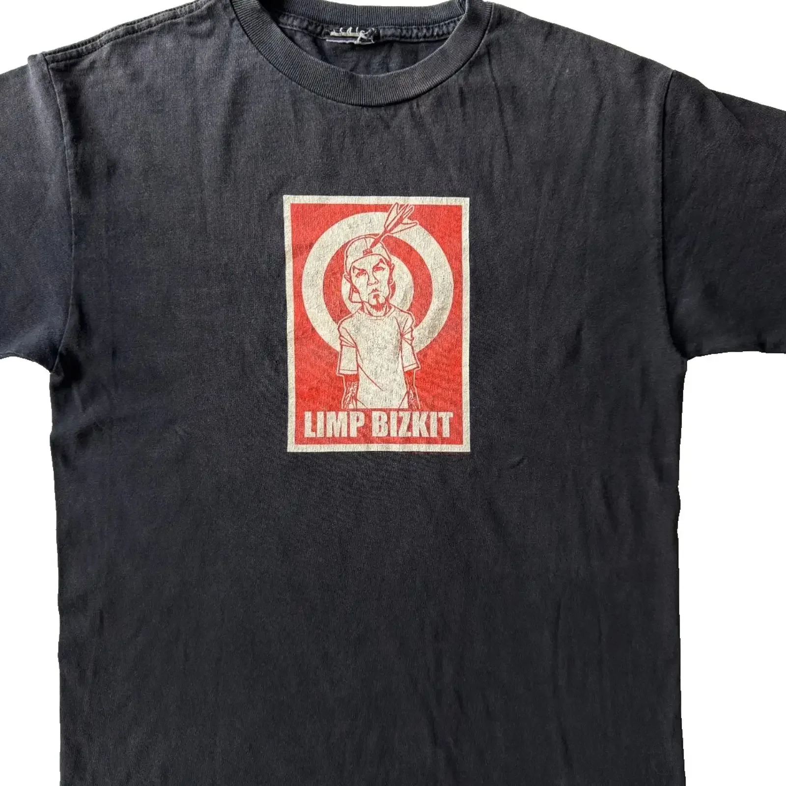 Vintage Limp Bizkit 2002 T Shirt Fred Durst Band Giant Tag Y2K Korn vintage Washed homme Versatile fashion Stylish Stretched