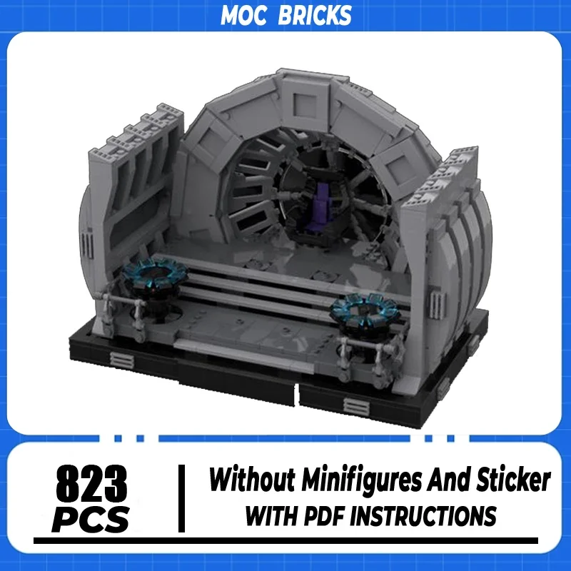 

Star Movie Moc Building Blocks The Emperor's Game Room Model Technology Bricks DIY Assembly Construction Toy Holiday Gift