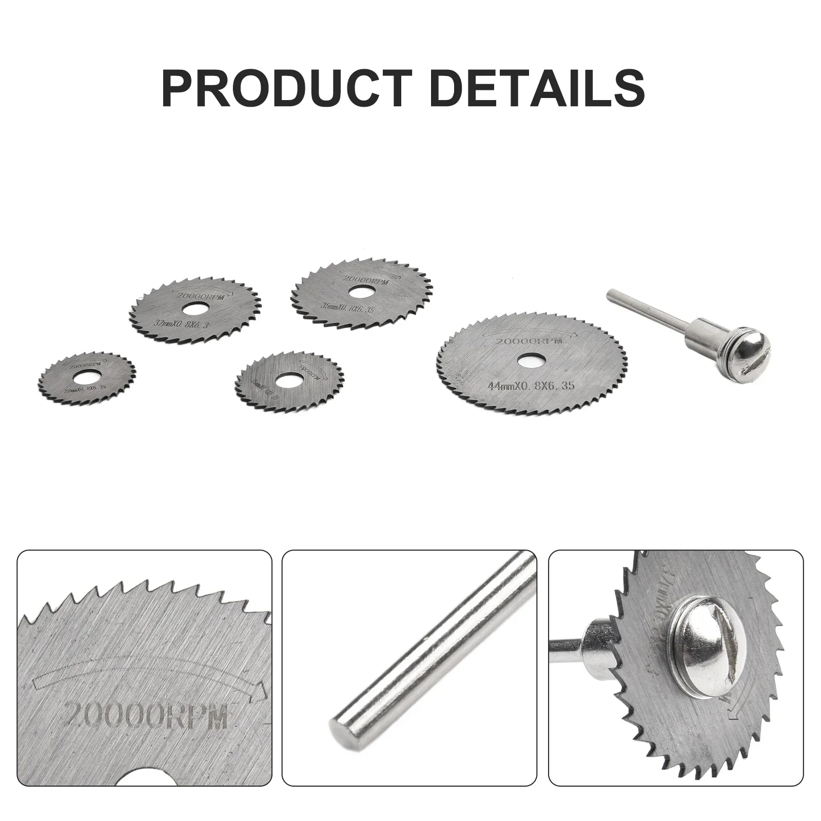 Mini Circular Saw Blade Discs Rotary Tool Electric Grinding Cutting For Dremel Cutter Wheel Set Power Wood Plastic Cutting Discs