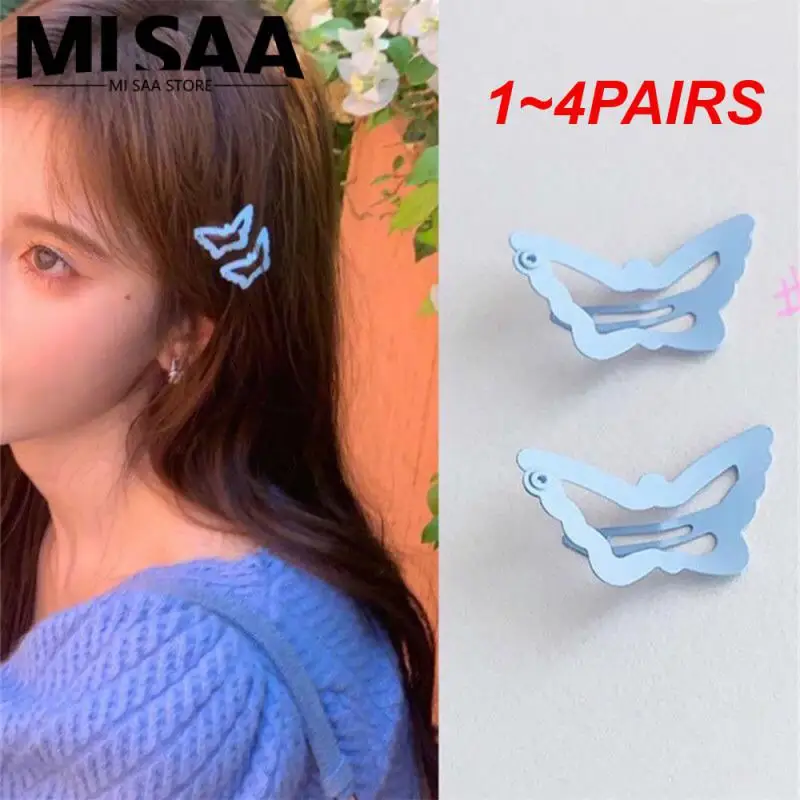 1~4PAIRS Bb Clip Simple Bangs Side Lightweight Fashion Trend Hair Accessories Bangs Side Clip New 3cm Glamorous Practical