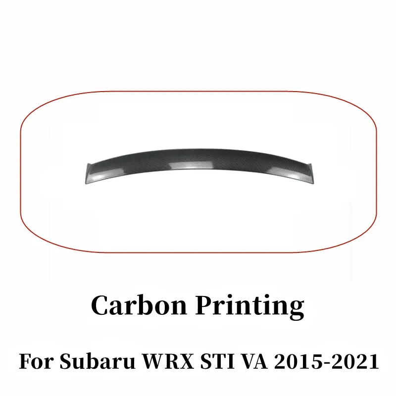 

High Quality Universal Rear Window Roof Spoiler ABS Plastic Glossy Black Carbon Look Coupe Sport Styling Exterior Accessorie