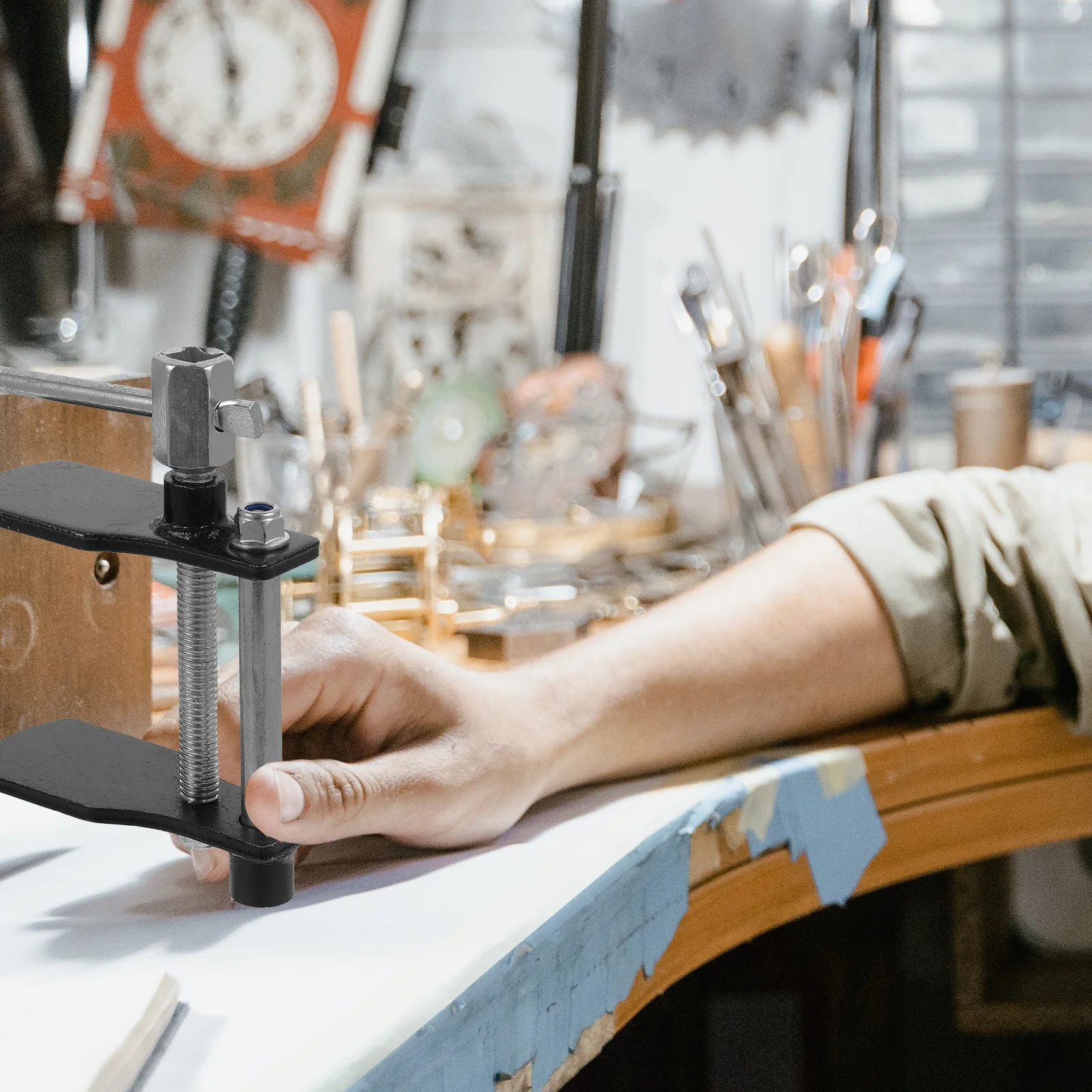 

Disc Brake Repair Tool Kit Brake Pad Spreader Caliper Piston Compressor for Auto Maintenance