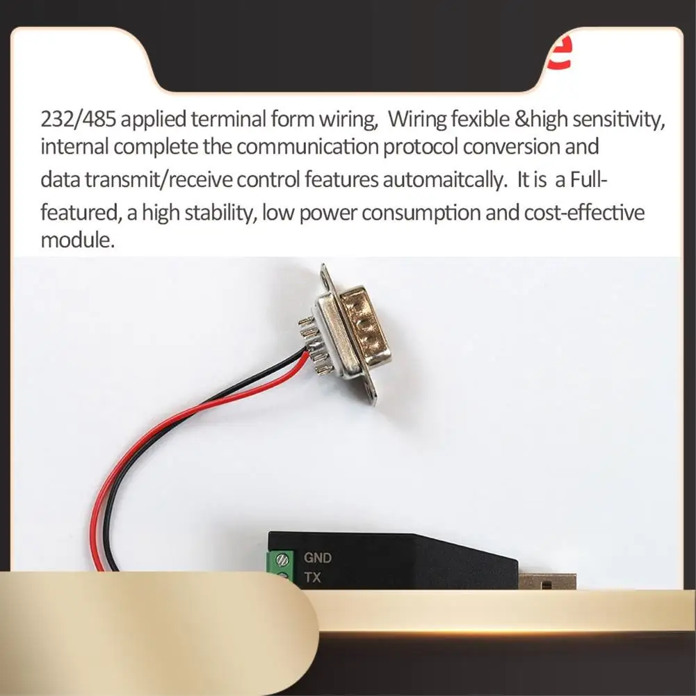 

N36R-USB TO RS232 RS485 USB-модуль последовательной связи Преобразователь сигналов USB-232/485 промышленного класса