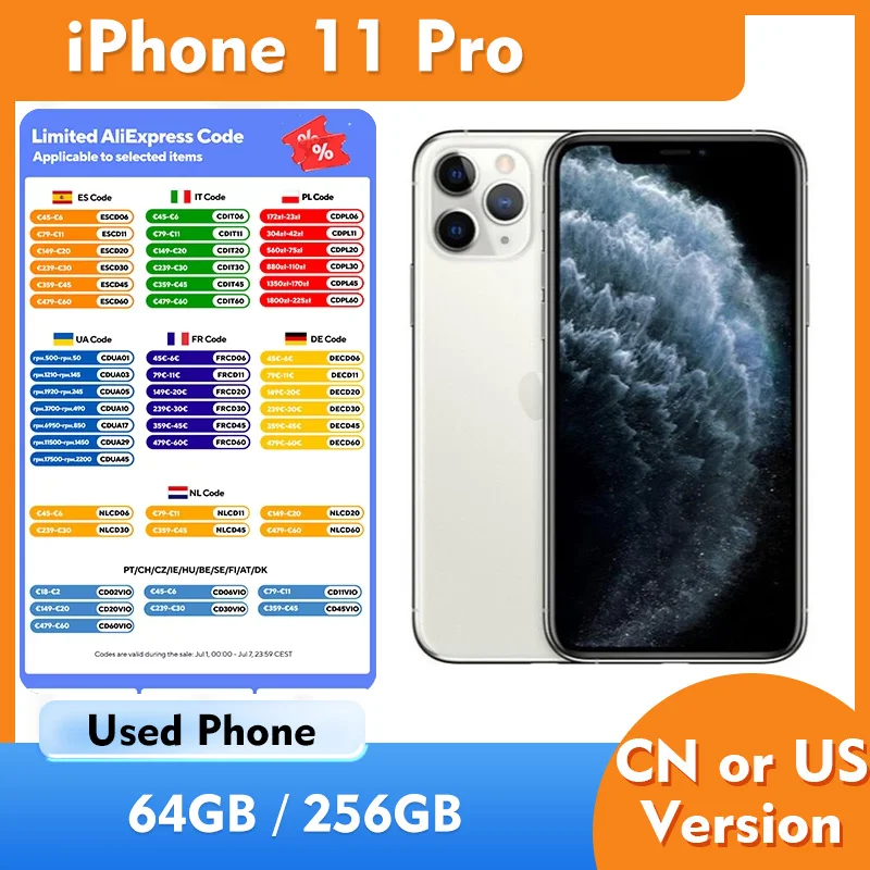 Iphone 11 pro 256gb original-AliExpress