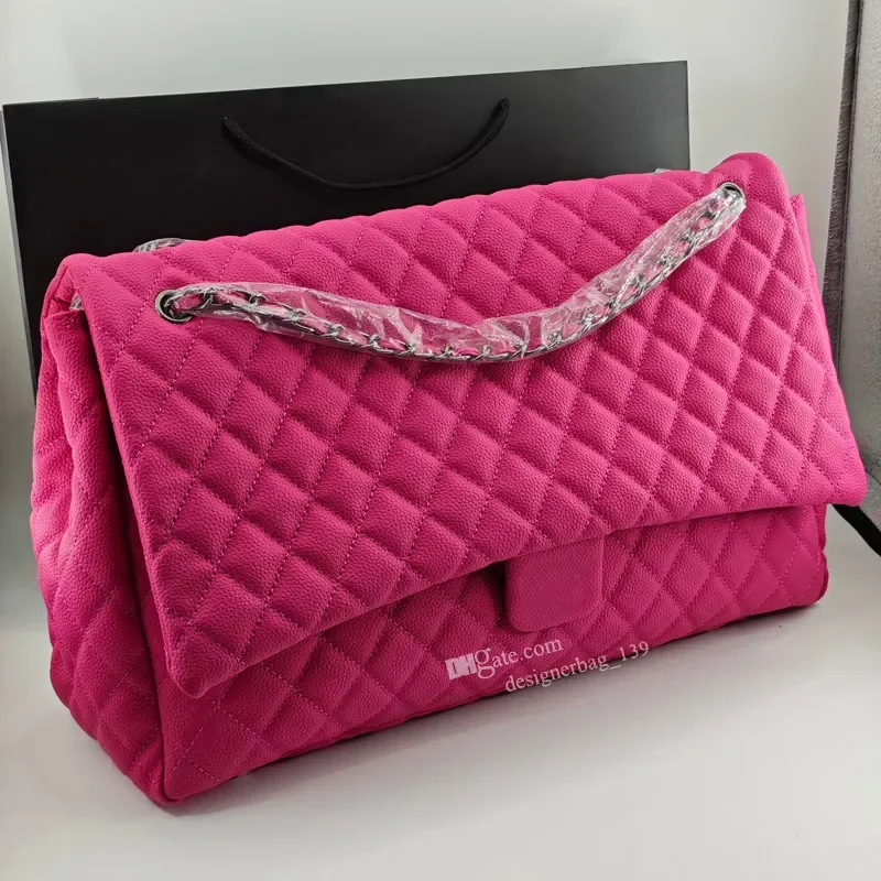 

Дизайнерская сумка XL Classic Flap Bag, роскошная женская сумка через плечо, кожаная сумка с цепочкой, черная, цвета икорной кожи, макси-сумка, сумка-кроссбоди, большая сумка-тоут.