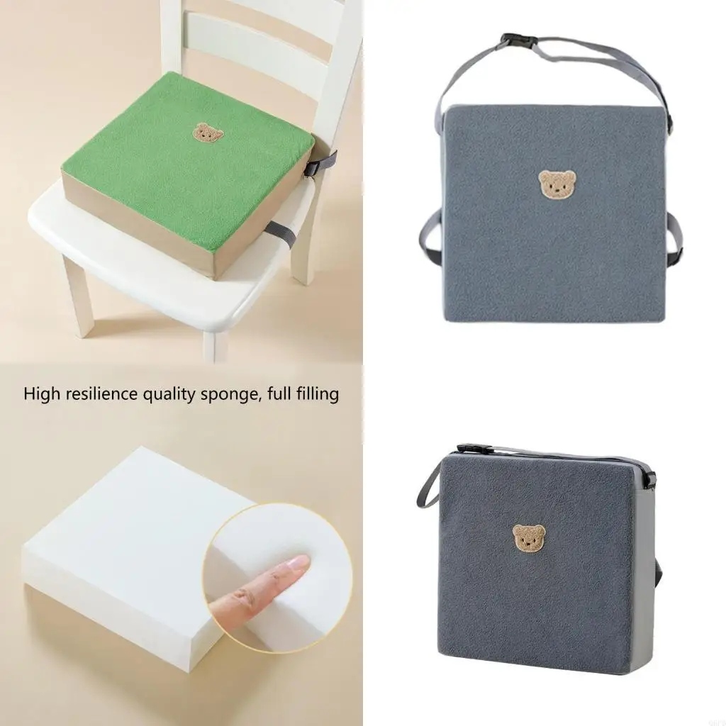 旅行に優しい幼児ブースターパッドベビーダイニングチェア身長ブーストクッション