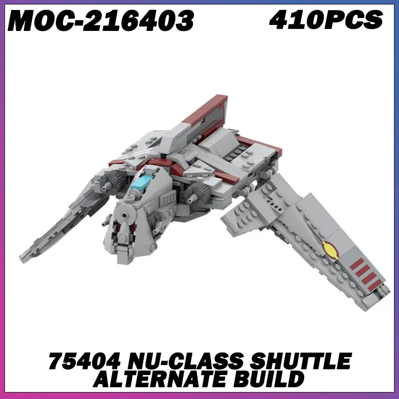 

410PCS MOC-216403 game Movie series class Shuttle Alternate Build space ship model DIY creative ideas Child Toy birthday Gift