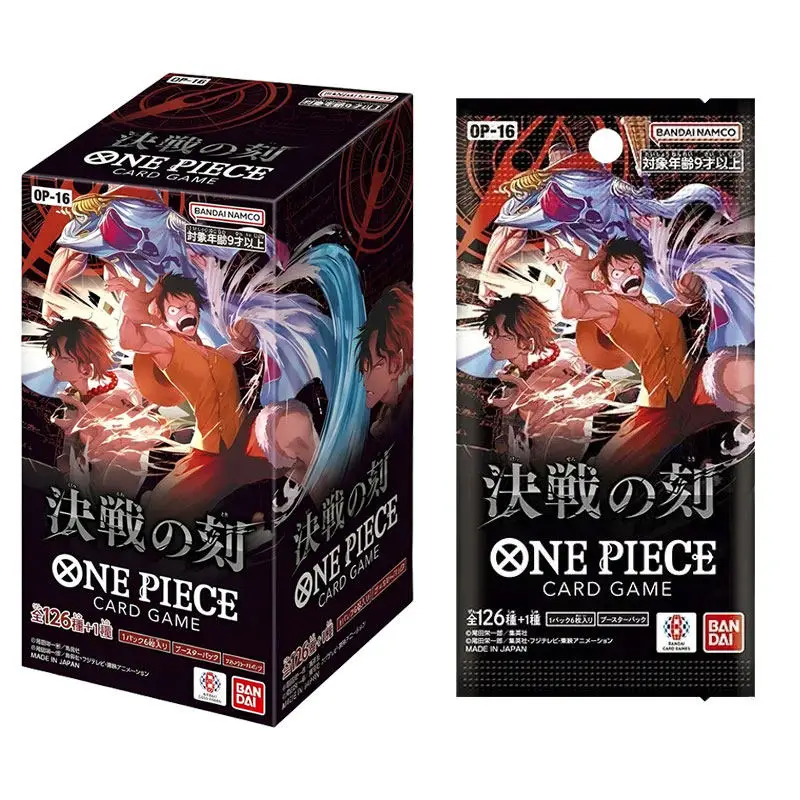 One Piece Card Game Op16 Japanese Original Booster Box Collectible Trading Cards Decisive Battle