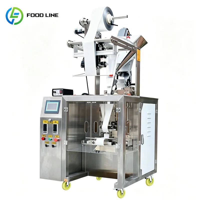 VFFS Packing Machine Automatic Vertical Packing Machine Food Packaging Line For Coffee Cereal Rice Flour Sugar Pouch Customized