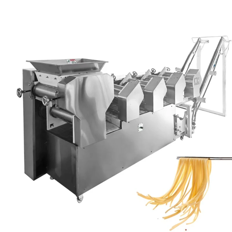 Commercial fresh noodle machine-5 roll press, restaurant 120-300 kg/h