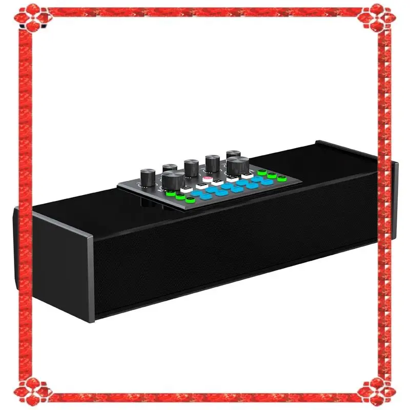 Consegna in 24 ore SY168 Scheda audio Altoparlante per trasmissione in diretta Macchina per karaoke Bluetooth portatile multifunzionale all-in-one per cantare