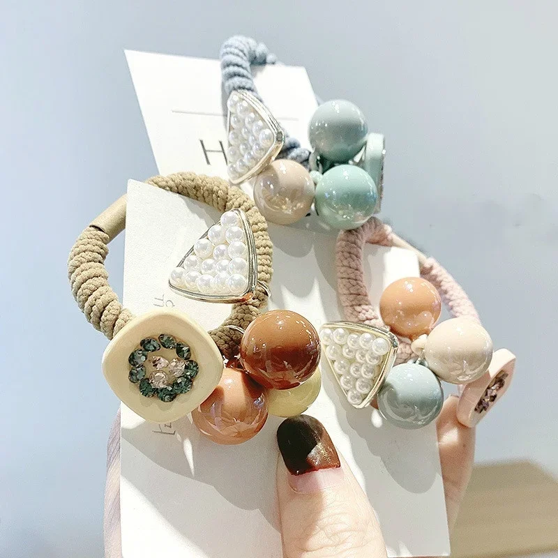 

Fashion Jewelry 1pcs Hair Rope Hair Ring Female Hair Band Head Rope Headdress headbands for women