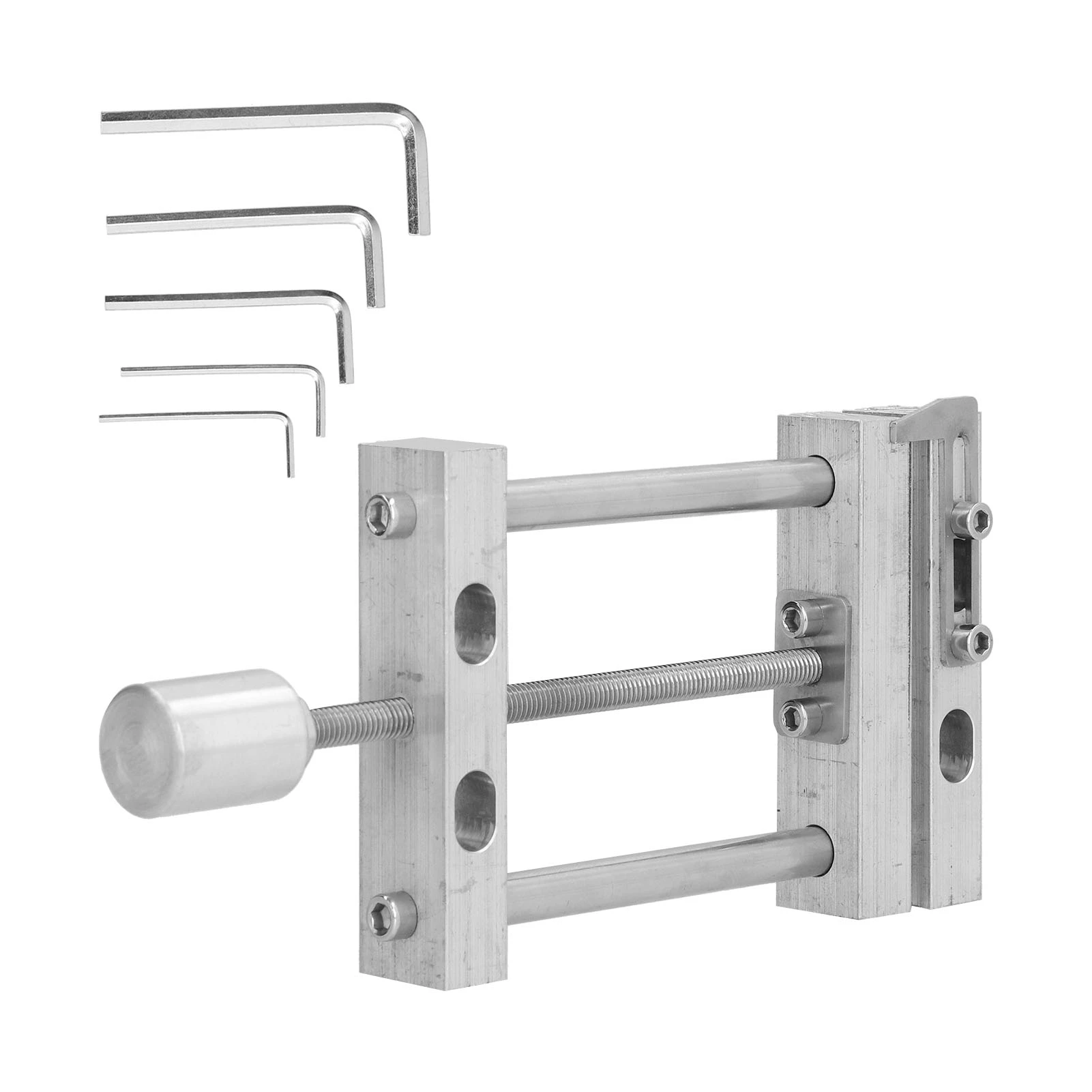 

Drill Press Vise Tool Flat Vise Mini Clamp Metal Table Drill Press Vice Tool with Hex Wrench for Woodworking