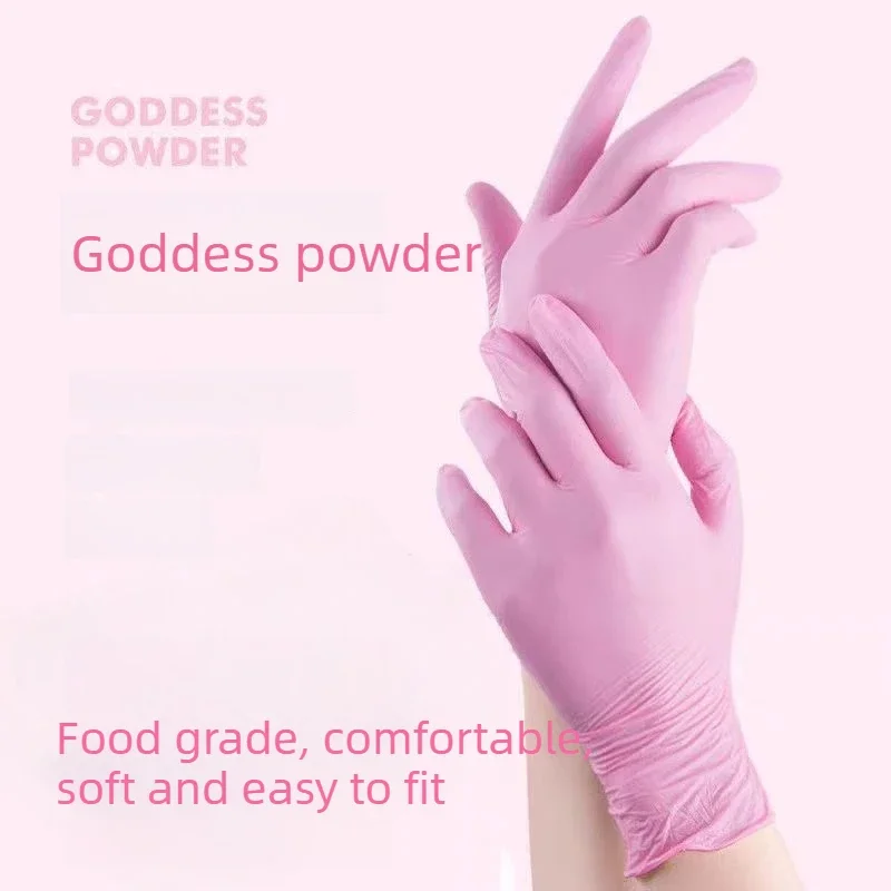 Disposable PVC Rubber Gloves Powder Free Food Grade for Tattoo Baking Cleaning Household Safety Protective Gloves for Men Women