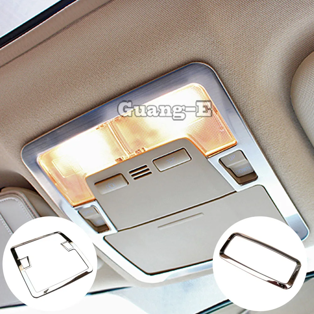 

For Toyota Corolla Altis 2014 2015 2016 2017-2019 Car Cover ABS Chrome Front/Rear Back Read Reading Light Switch Trim Frame Hood