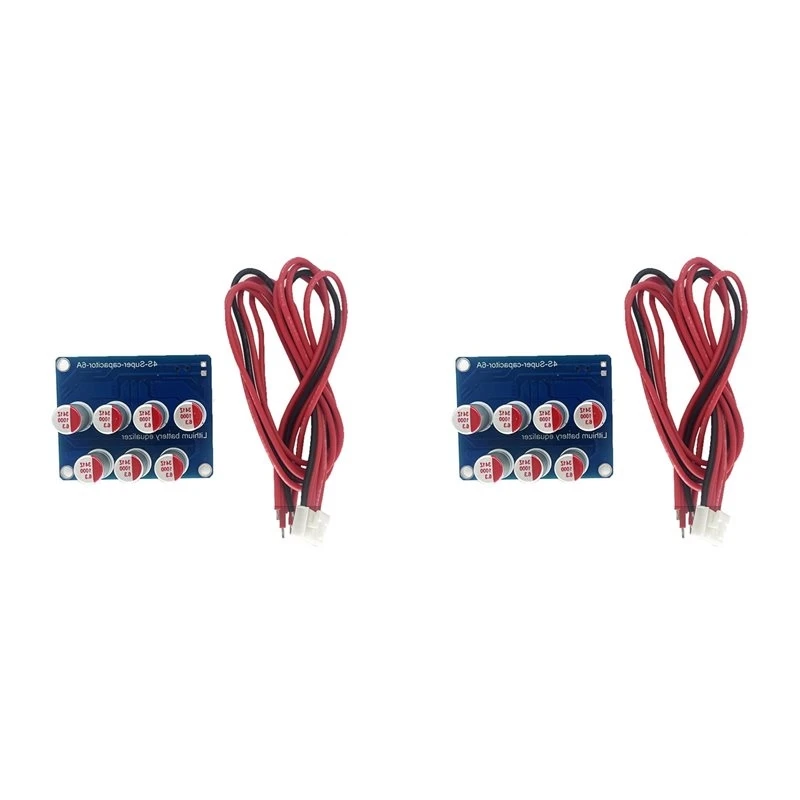 2X 4S 6A Active Equalizer Lifepo4 Li-Ion Battery Balancer Energy Transfer Balance Board F/ 4 Strings 12V BMS Protection