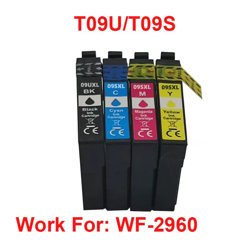 T09U T09S Ink Cartridges Replacement for Epson WorkForce WF-2960 Printer Hong-kong Printer