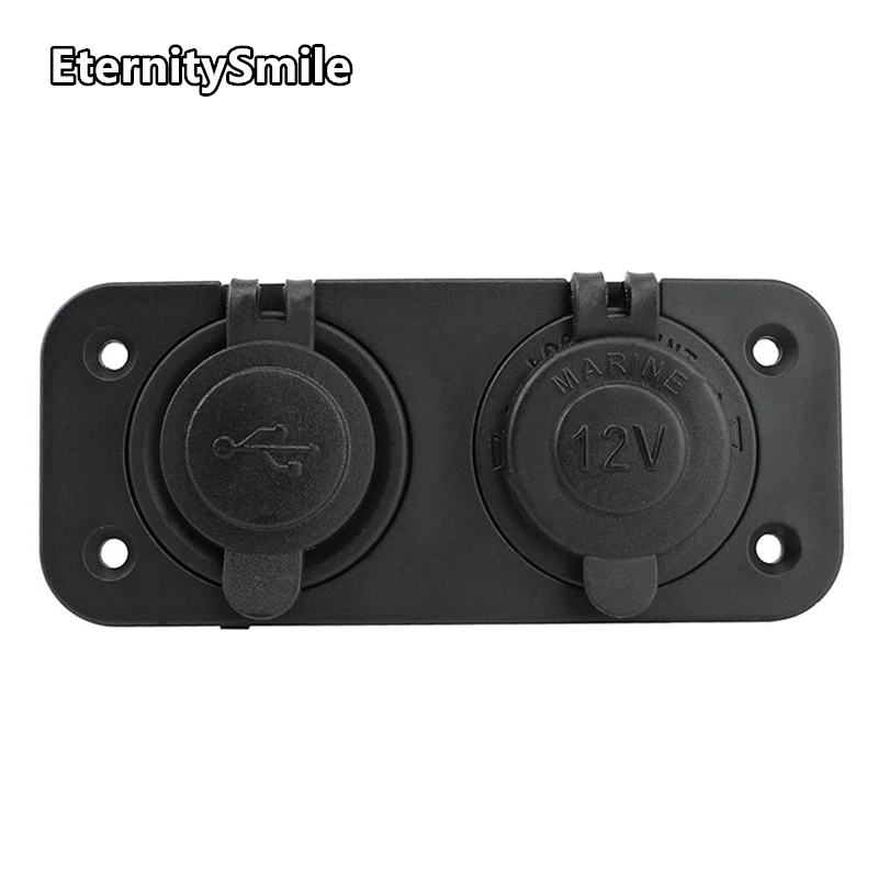 12v/24v 2.1A 1A Output waterproof double USB Changer Accessory Power Socket 24 volt car charger