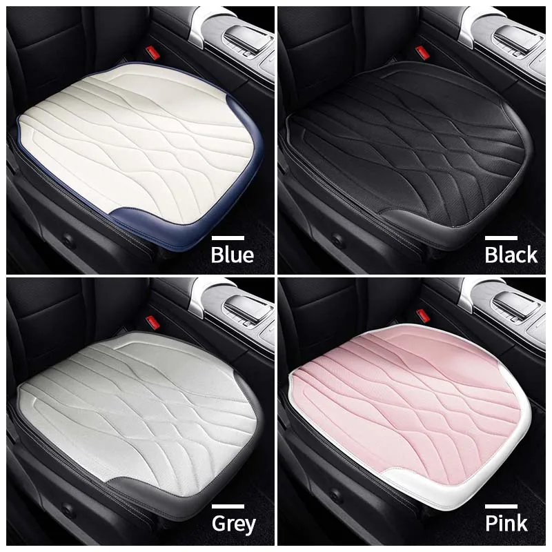 Ice Silk Car Seat Cover Ultra-thin Summer Non-slip Seat Cushion Stylish Car Front Or Rear Seat Back Mat Universal Seat Styling