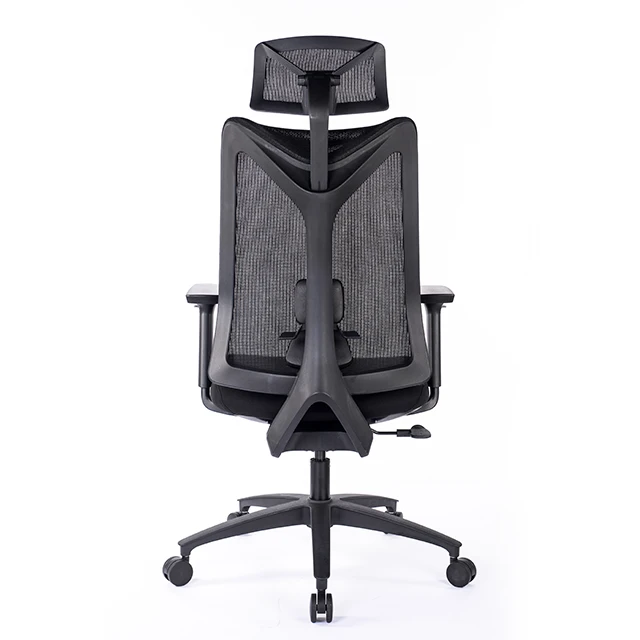 Office Chair with Modern Adjustable Headrest High Back Design Kabel Executive Boss Chair Made of Mesh Material
