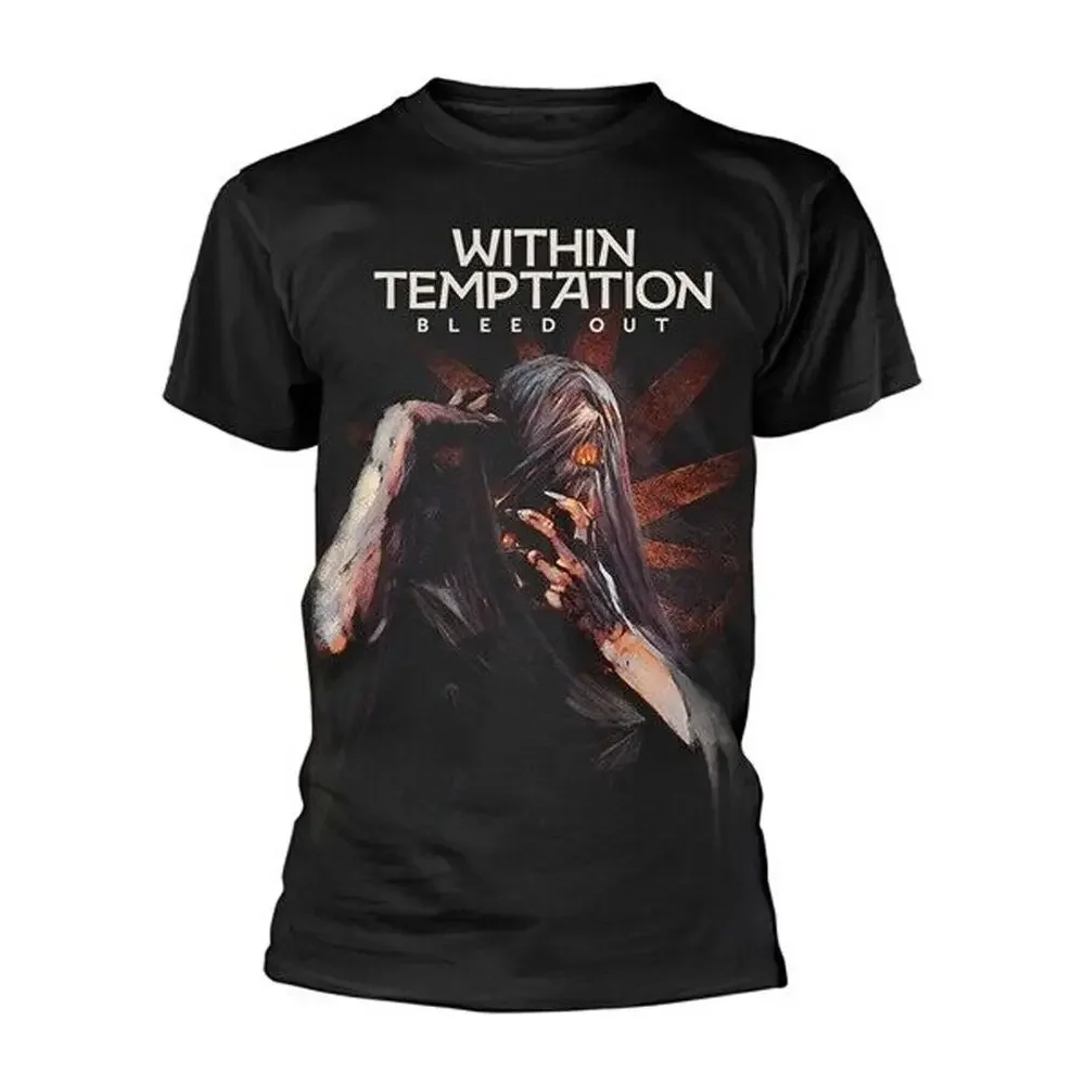 Within Temptation Bleed Out Album     Anime pattern for both men and women High quality cotton Short Sleeves