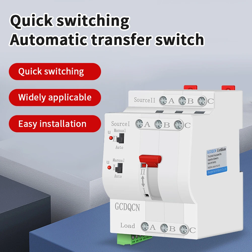 Best new auto transfer switch MS dual power supply electrical Selector Switch continuous ATS three-phase 380v switching switch