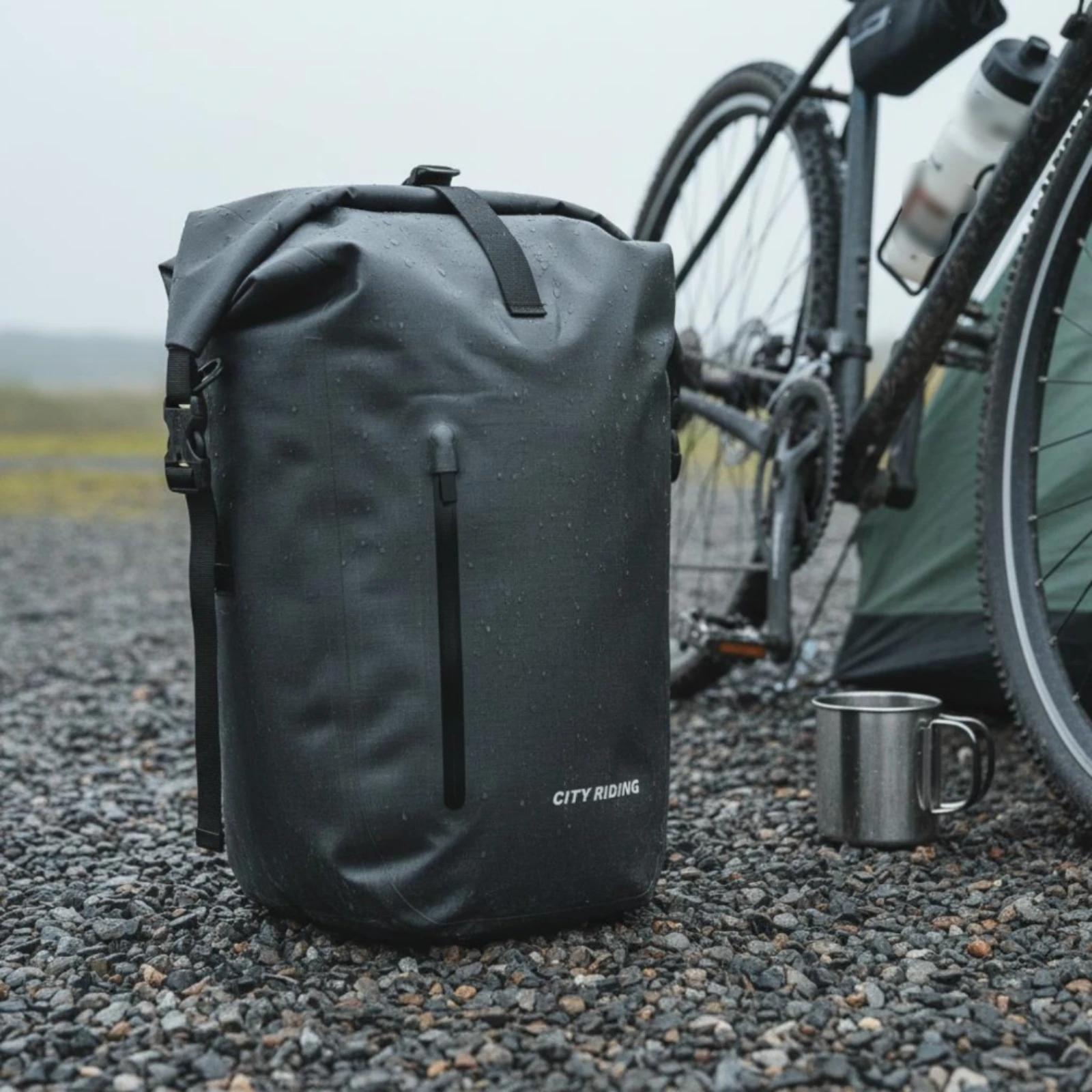 Tas Rak Belakang Tahan Air 600 - Cycling Gear Rack ulasan dan harga