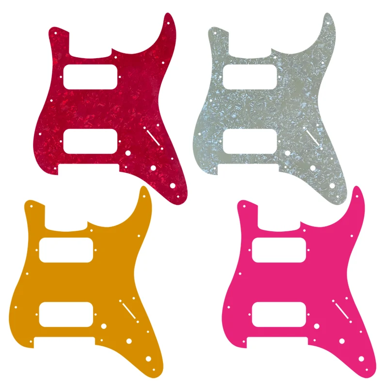 Xin Yue Customize Guitar Parts - For Squier 7 String Strat VII HH Guitar Pickgurad Multicolor Choice