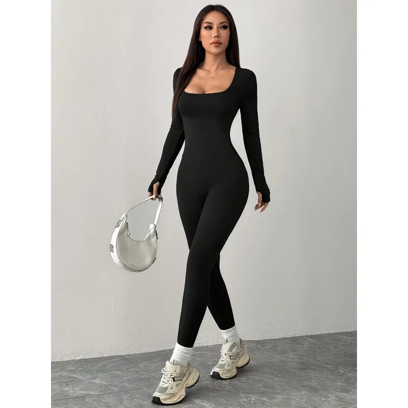 Women'S Casual Shaping Bodysuit For, Featuring Tight-Fitting And Butt-Lifting Elastic Fabric