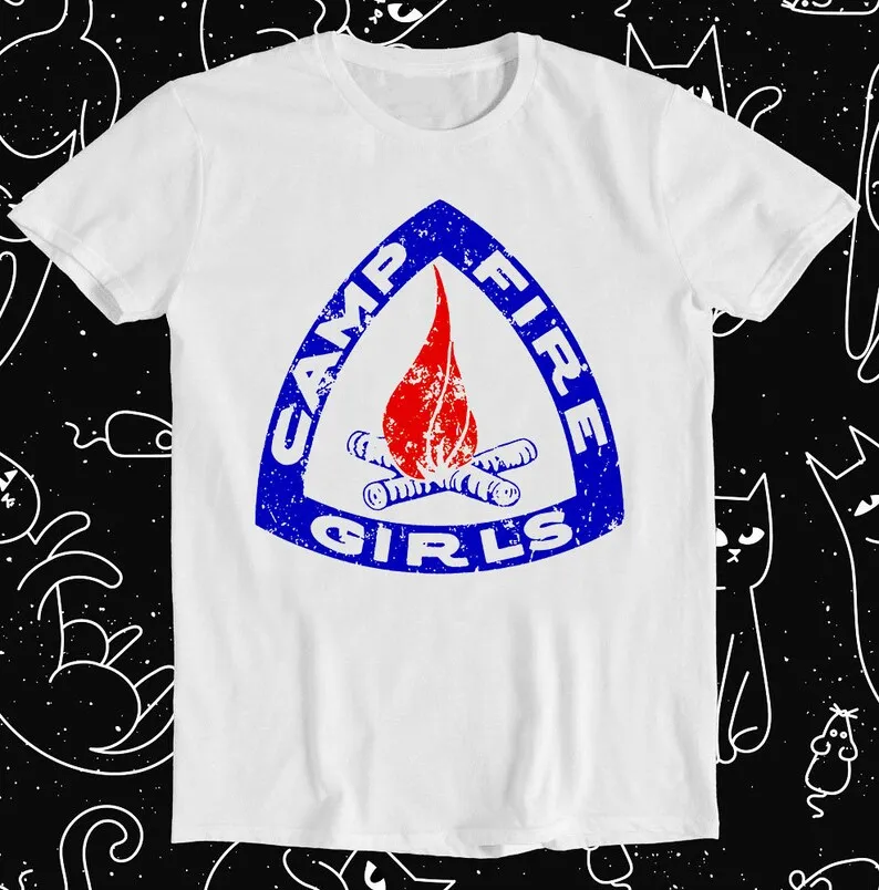 

Camp Fire Girls Sexy PinUp Girl Power Retro Funny Meme Gift Tee T Shirt 1285