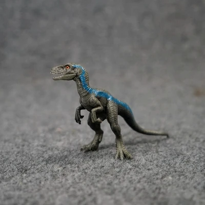 about  9.5 cm Dinosaur model simulation Dinosaur Velociraptor tyranny old model play with pendant waiwai