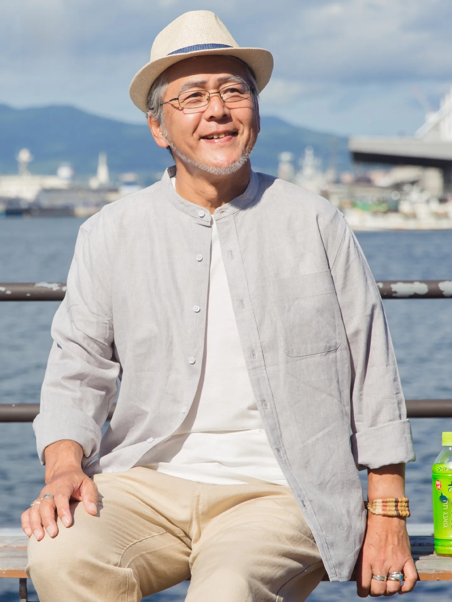 

Spring Autumn Dad Cotton Linen Long Sleeve Shirt Thin Elderly Men's Fashion Urban Loose Fit Comfortable Breathable Pure Color