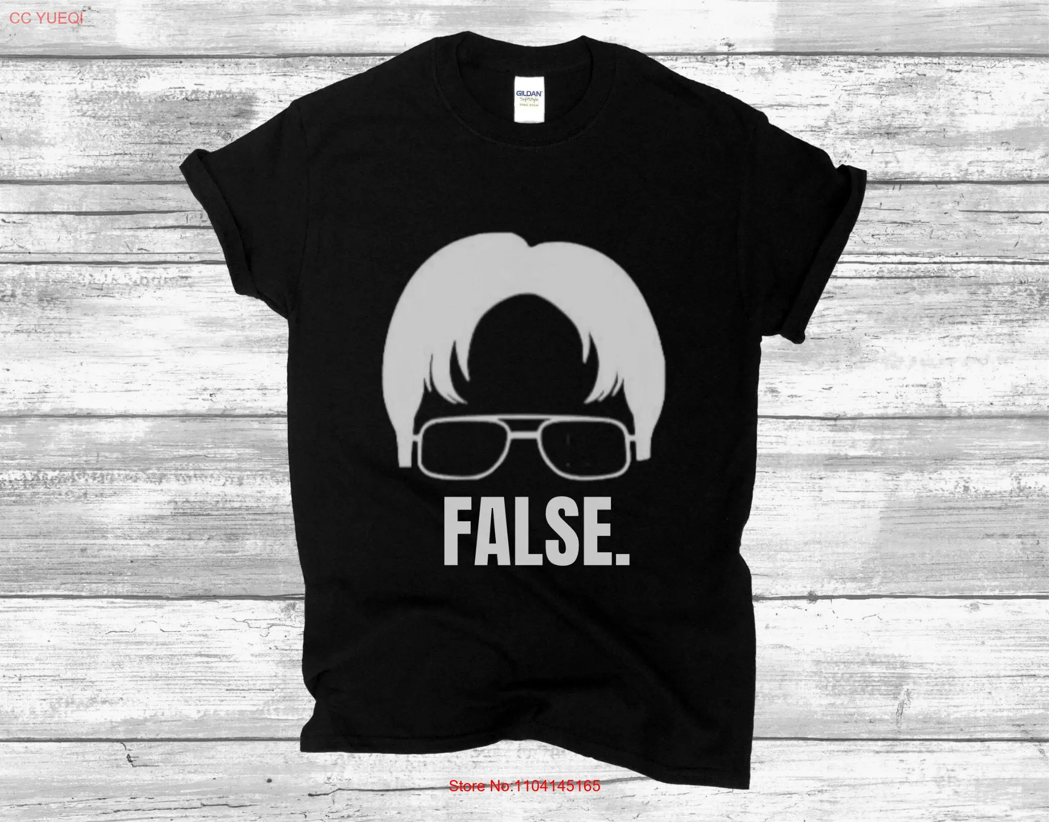 Dwight Schrute False T shirt The Office Merch long or short sleeves