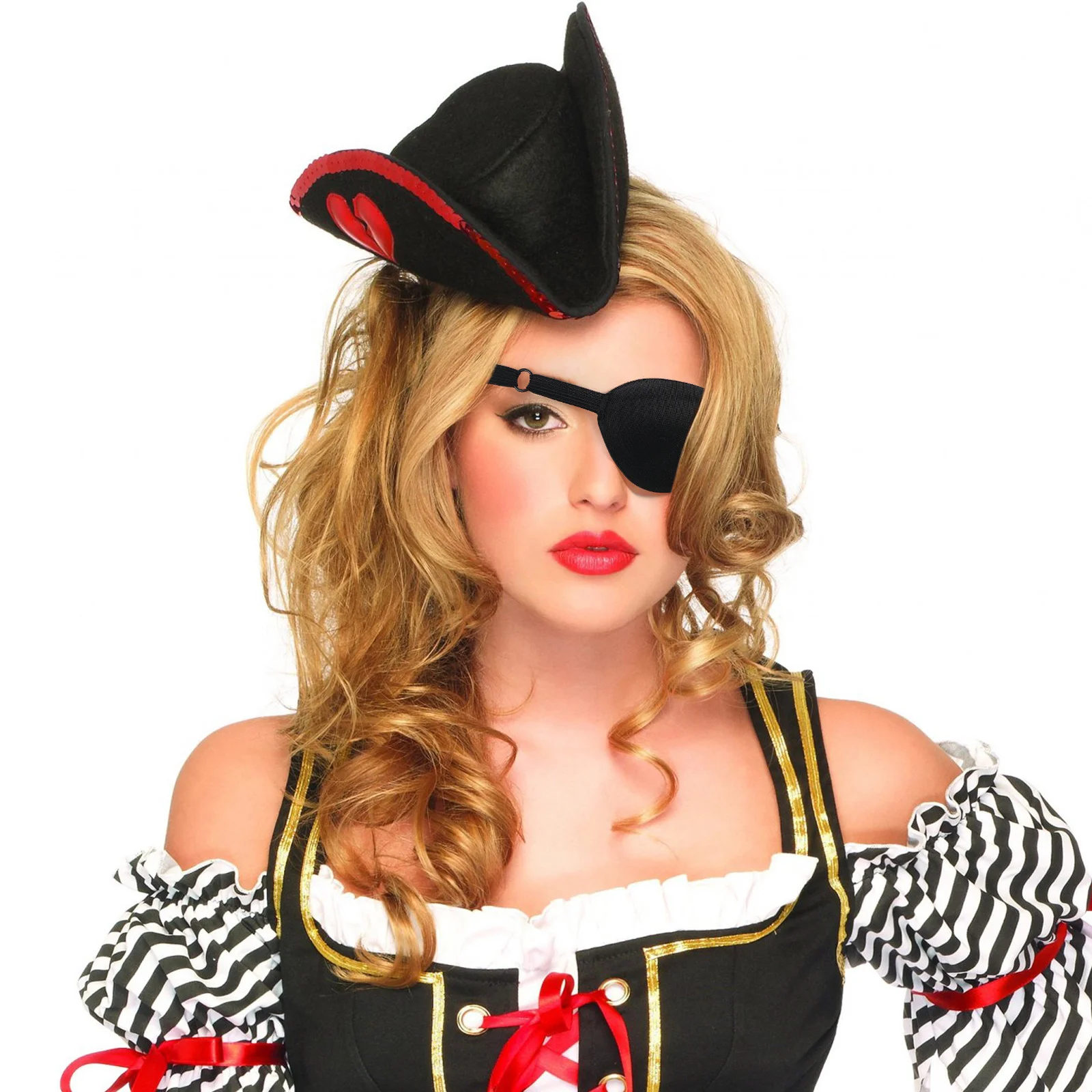 Halloween Costumes Eye Patches for Kids Skull Mask Crossbone Pirate Lazy Christmas