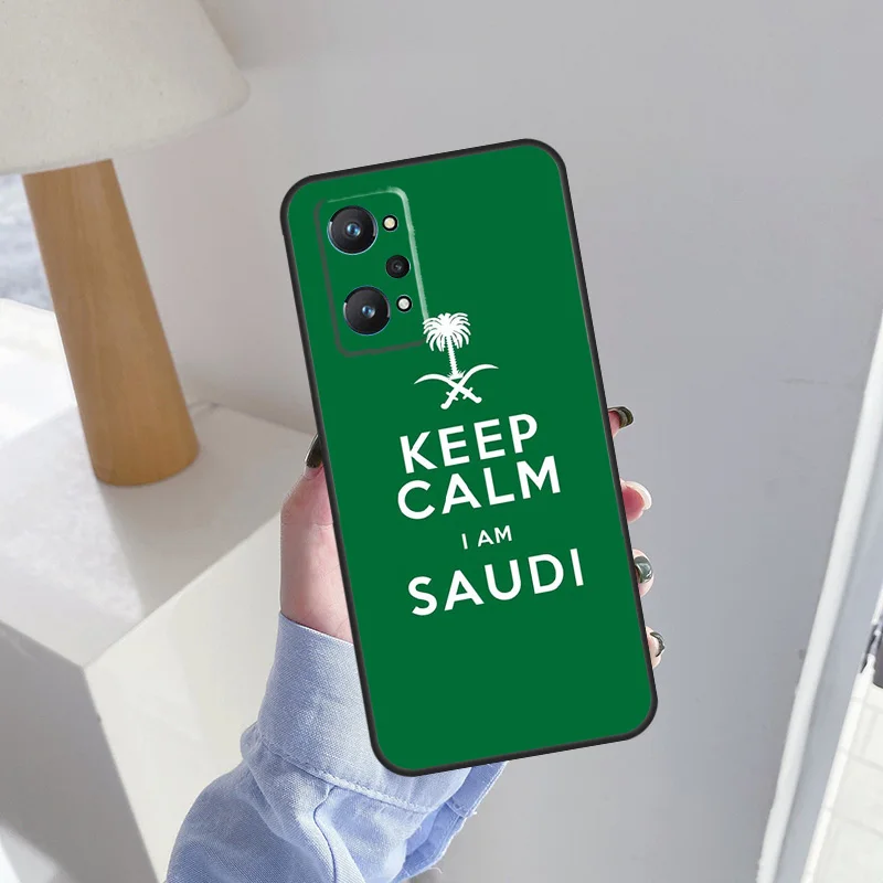 المملكة العربية السعودية حافظة علم لـ Realme C75 C61 C53 C55 C33 C63 C51 C65 C67 C71 11 12 13 14 15 Pro Plus GT6 GT7 Pro #3