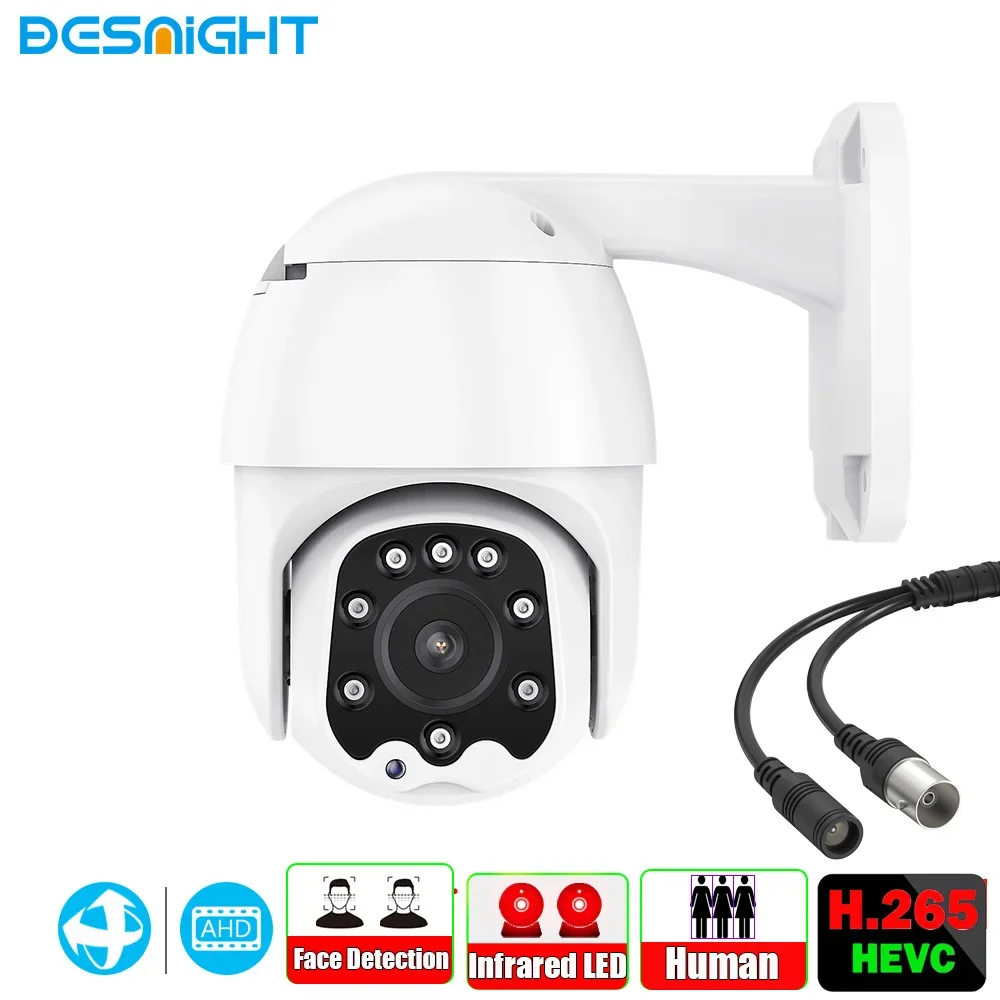 

USAFEQLO HD 1080P AHD Mini Speed Dome PTZ Camera 30M IR Night Vision Waterproof XVI Coaxial Control Security Camera