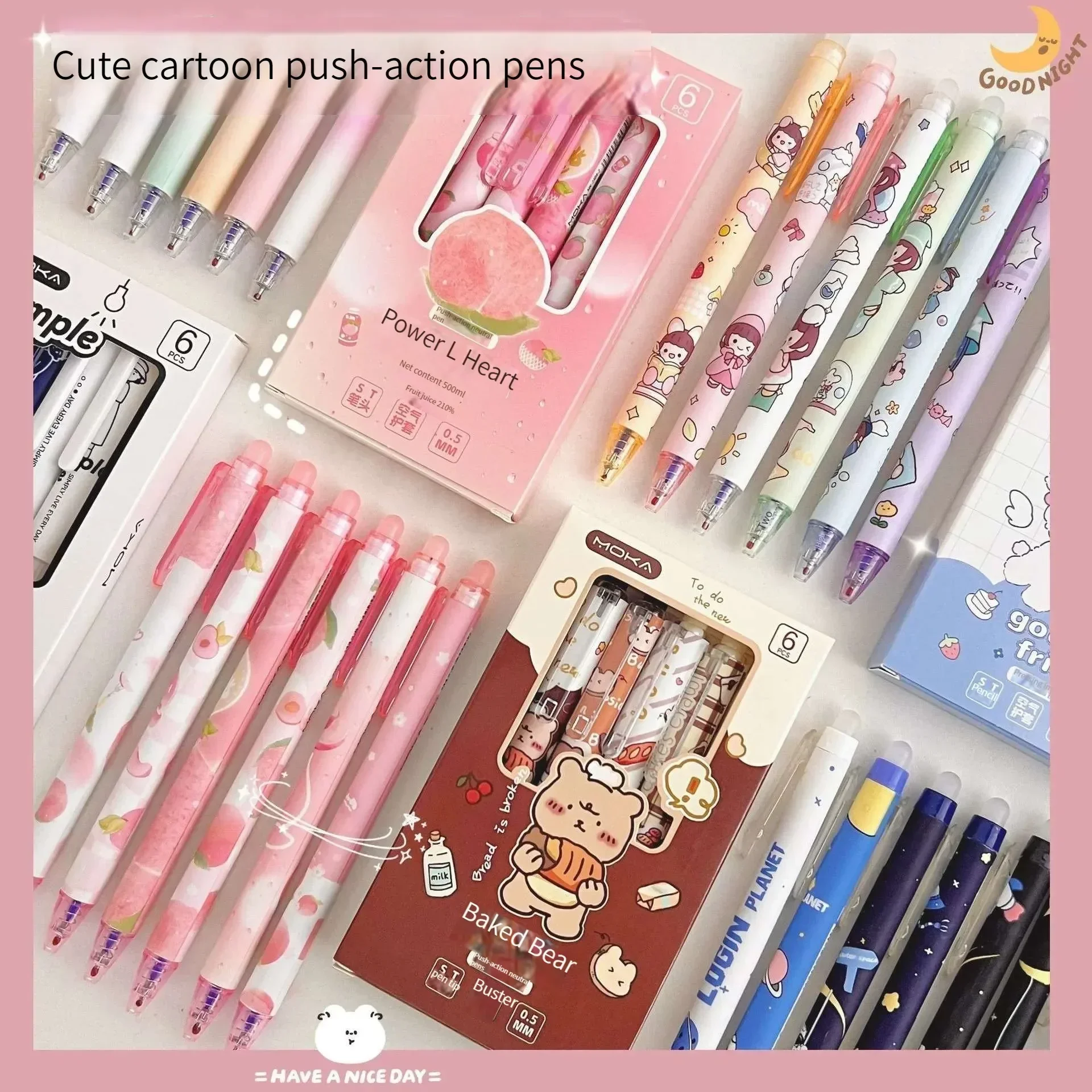 Stationery Supplies Kawaii Kawaii School Supplies Gel Pens Cute Stationery Back To School Office Accessories