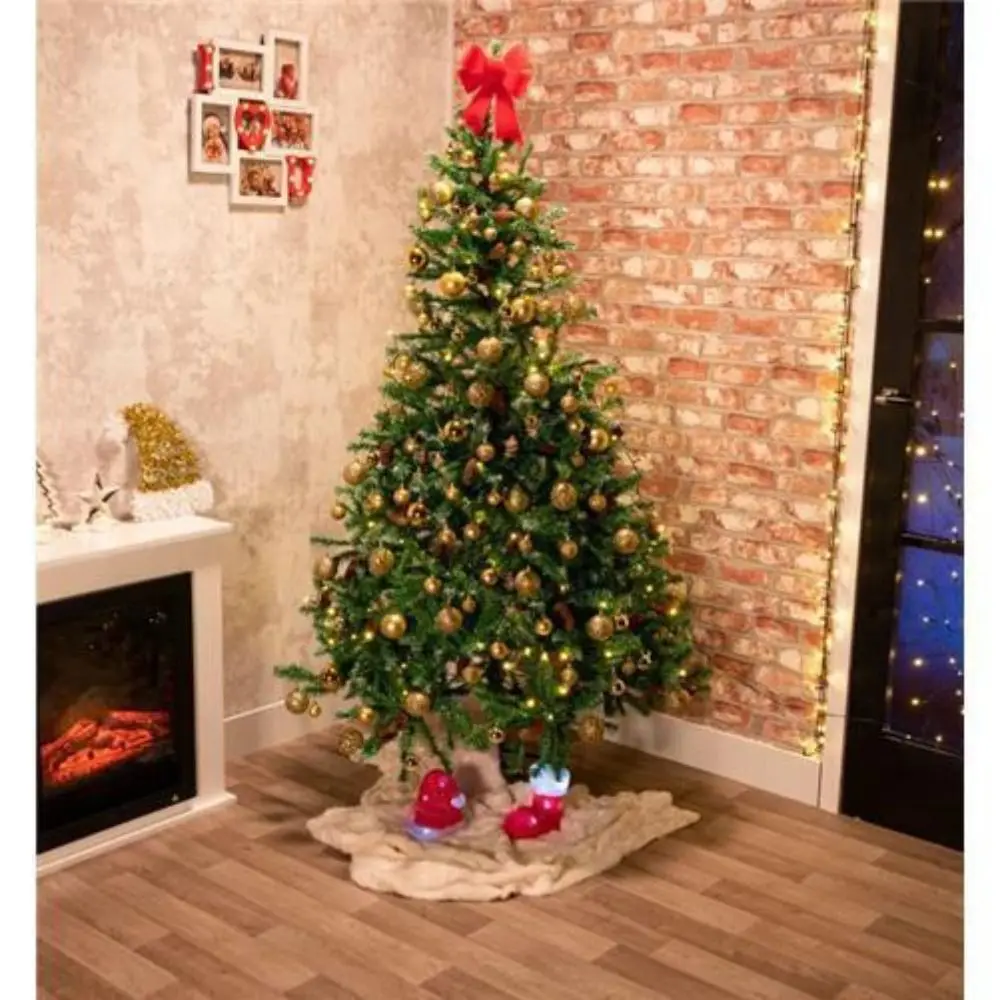 100PCS High-quality Plastic Christmas Ball Set 18 Colors Suspensable Xmas Ornament Ball 8cm Xmas Baubles Storefront