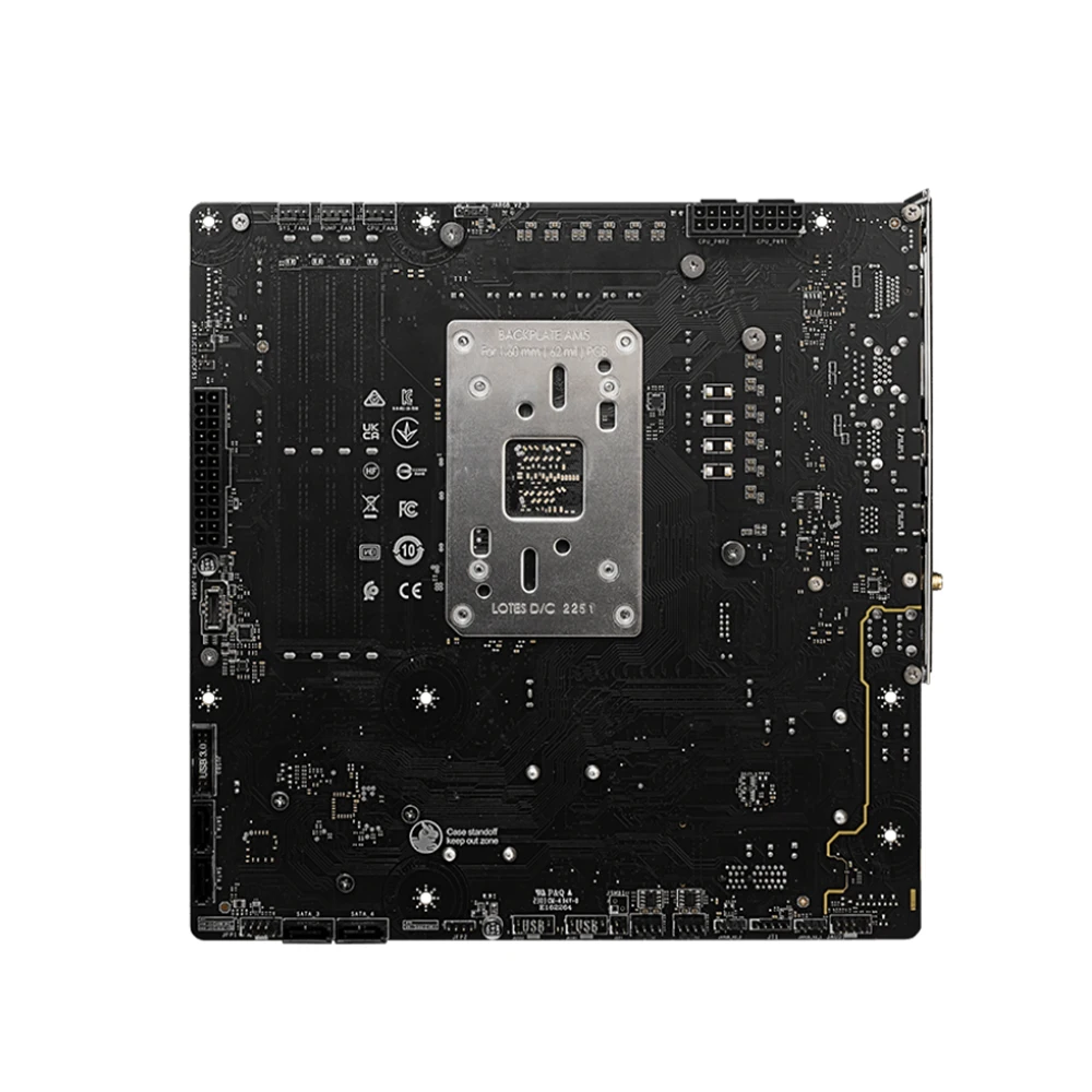 اللوحة الأم MSI B650M PROJECT ZERO AM5 B650 تدعم وحدة المعالجة المركزية 7800x3D AMD Ryzen 8000/ 7000 Series 4xDDR5 256GB HDMI NVME M.2 PCle 4.0 #5