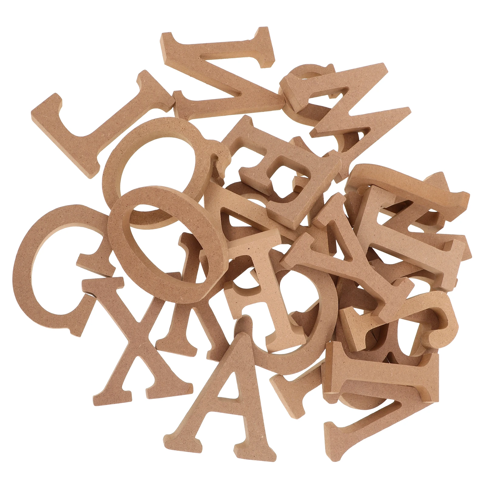 

Wooden Letters for Crafts Home Decor Alphabet Props 26 Letters DIY Wedding Baby Khaki Style Wooden Signs Unfinished