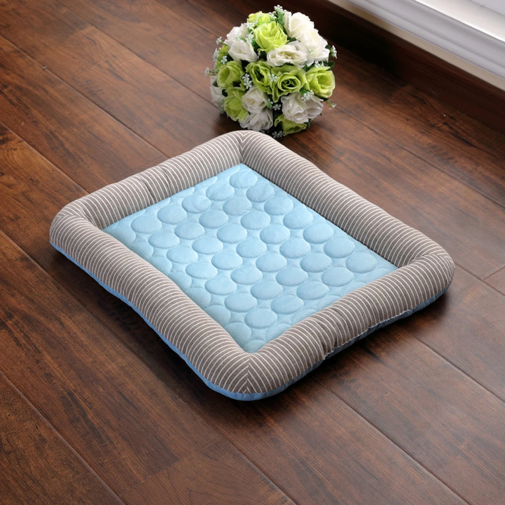 

Ice Silk Cat Nest Pad Sleeping Cushion for Large Dogs Detachable Washable Pet Bed Summer Rest House Premium Material