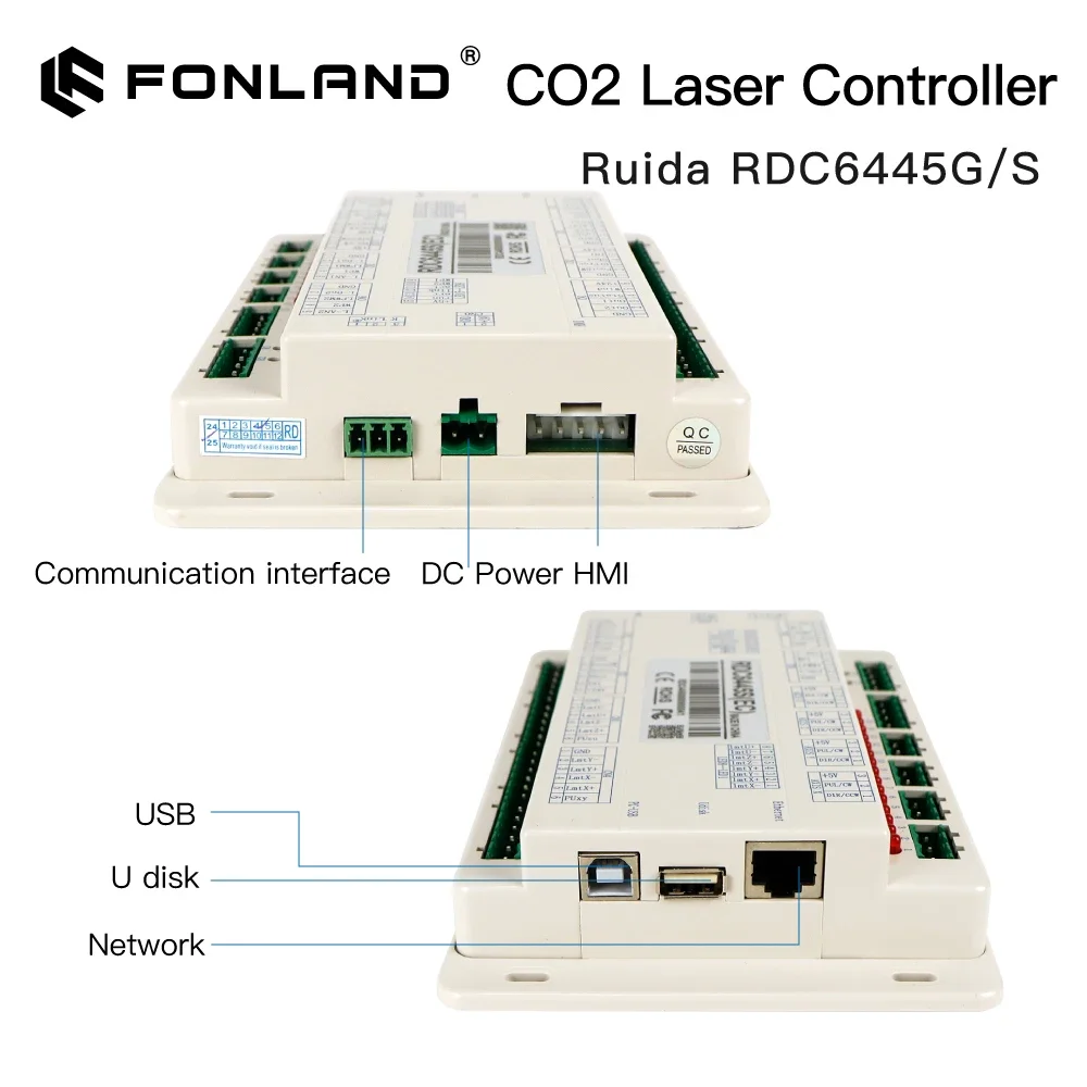 Fonland Ruida RDC6445 RDC6445G RDC6445S Controller for Co2 Laser Engraving Cutting Machine Upgrade RDC6442 RDC6442G