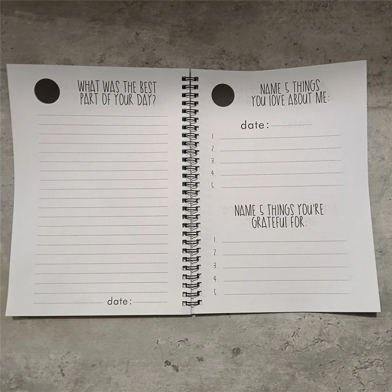 AF91-Meaningful Parent Child Interactive Planner Portable Unique Keepsake Notebook For Improve Parent And Child Relationship