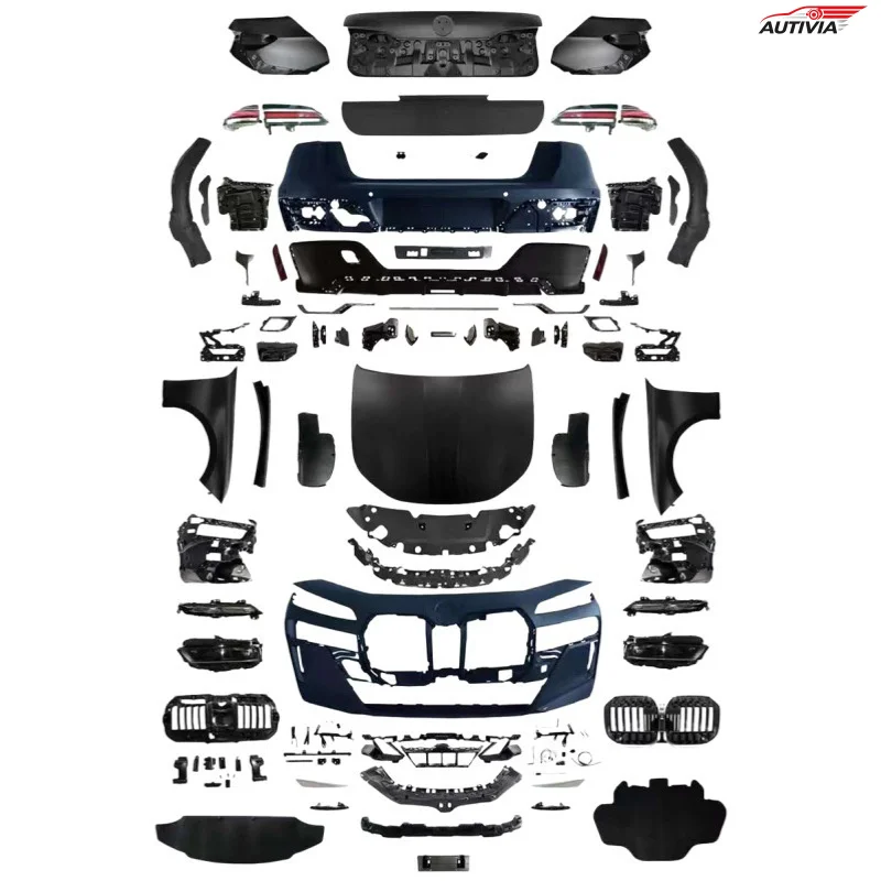 Old To New Conversion Body Kit, G70 Look Bumper Surround Headlight Upgrade Parts for BMW 7 Series F02 Exterior Mods
