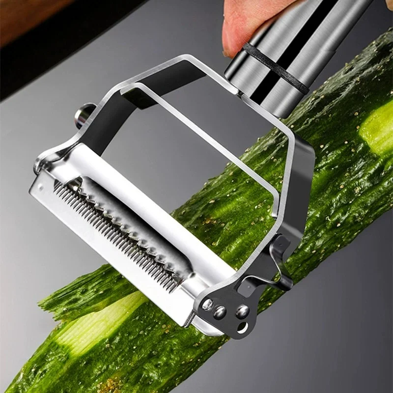 Dual Julienne Peeler & Vegetable Peeler  Apple & Potato Peeler, Zoodles Maker, Veggie Peeler for Making Delicious Veggie Noodles